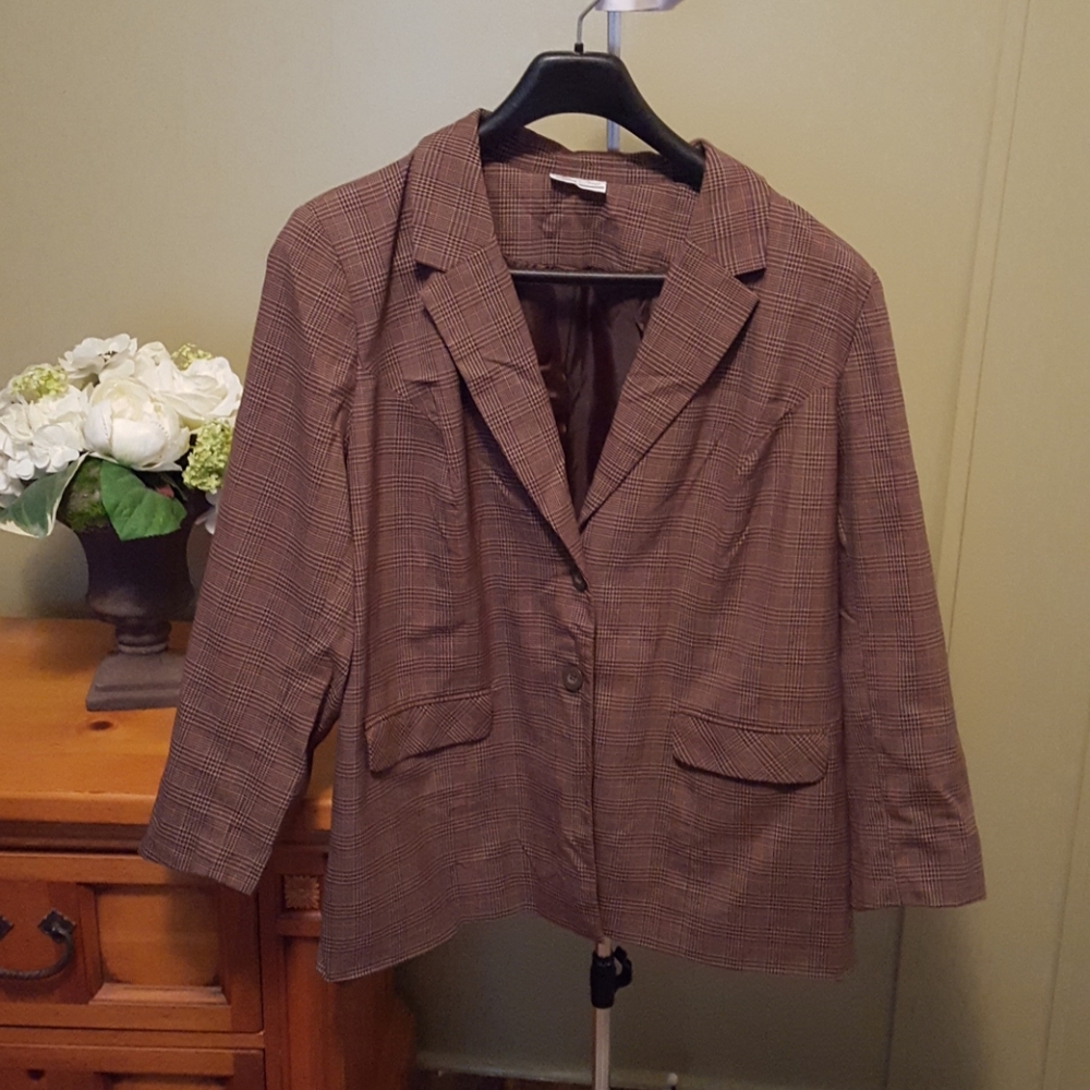 [3/$60] Womans plaid jacket